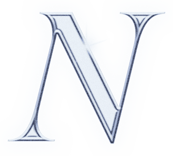 Dreamy Chrome Letter N Type Sticker